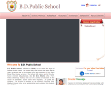 Tablet Screenshot of bdpublicschool.com